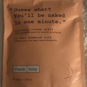 Frank Body coffee body scrub